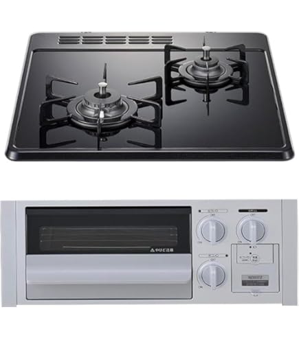 Amazon.co.jp: パロマ コンパクトキッチン用ビルトインコンロ PD