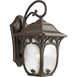 Progress Lighting P5959-84 Enchant Collection 1-Light Wall Lantern, Espresso [並行輸入品]