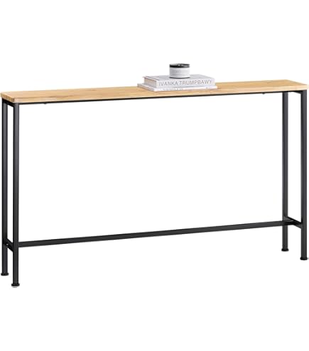 Amazon｜VERFARM コンソールテーブル サイドテーブル スリム おしゃれ