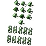 Dovewill ユニバーサル　クロスタイプ　20個セットクリップ　植物サポート　ラントサポートクリップ　全4サイズ　 - 16mm