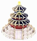 ユニークな3Dパズル教育玩具DIYの3D立体パズル、天壇