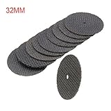 テイケンオフセット 石材用 オフセット砥石 乾式研削工具 25枚入り 外径32/38mm×厚1mm ×穴径2mm ディスクグラインダー用(38mm,As The Picture)