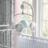 Carousel Designs Pink and Gray Rosa Musical Mobile by Carousel Designs