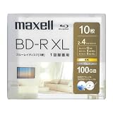 マクセル 録画用ブルーレイディスク BD-RXL 5枚入り maxell [10枚 /100GB /インクジェットプリンター対応] BRV100WPH.10S