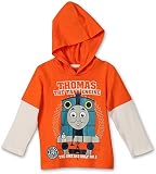 トーマスTheタンクエンジンLittle Boys Hoodie / Sweatshirt、幼児用サイズ2t - 4t カラー: オレンジ