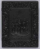 Union case for daguerreotype, ambrotype, or tintype depicting a wedding procession - Historic Photog