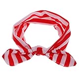 ノーブランド品　４色選択可　赤ちゃん/女の子/子供　かわいい　ウサギの結び目　ヘッドバンド/ヘアバンド/バニーターバン　 - 赤