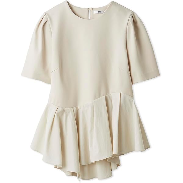 Amazon.co.jp: ペプラムチュニックブラウス : ファッション
