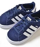 【11cm-16cm】adidas CAMPUS EL I アディダス キャンパス EL I ネイビー×ホワイト キッズ スニーカー 子供靴 13cm,-