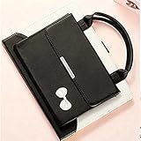iPad 9.7 2018 / 2017ケース、PUレザーかわいいハンドバッグケースのガールズマルチ角度表示withハンドルスマートフォリオスタンドの女性保護カバーfor Ipad 9.7 2018 