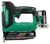 日立工機 14.4V コードレスピン釘打機 充電式 3.0Ahリチウムイオン電池、急速充電器、ケース付 NP14DSAL(LMCK)
