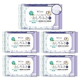 ソフティーン トイレに流せる おしりふき 厚手 フタ付き 80枚5個セット(400枚) ノンアルコール 体拭き 災害 断水 敏感肌 使い捨て