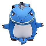 kikigoal幼稚園Nursey子幼児用スクールバッグ恐竜キッズバックパック ブルー