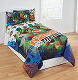 TMNT Ninja Turtles Training 4pc Twin Bedding Set [並行輸入品]