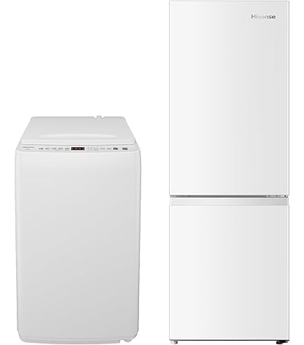 Amazon | 【新生活家電セット】ハイセンス 冷蔵庫 175L 白 & 洗濯機
