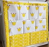 赤ちゃん ベッド サイド 用 おむつ 小物入れ ポケット 整理 袋 壁掛け ベビー 収納袋 [並行輸入品]