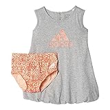 アディダス(adidas) ベビー ワンピース （ショーツ付） MLS07 BP5315 Mグレーヘザー/Hコーラル 80