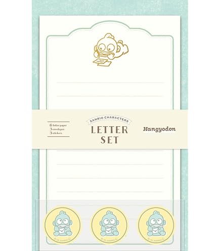 Amazon | Yamanoshigyo ハンギョドン レターセット 12枚 + 封筒6枚 +