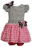 Bonnie Baby DRESS ベビー・ガールズ カラー: ピンク