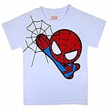 スパイダーマン マーベル MARVEL 半袖Tシャツ 子供用 コスパモデル fo-ht09 130 ホワイト