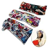 ING STYLE ベビー　ヘアバンド おしゃれ 可愛く変身 伸縮素材使用 3種類セット (花柄)