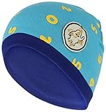 (コ-ランド) Co-land キッズ 帽子 新生児 ハット 数字柄 ベビーハット 子供 ワッチキャップ 女の子 男の子 赤ちゃん用 綿製 ブルー