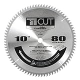 Timberline 10181 Ti-Cut and trade Aluminum and Non-Ferrous TC Grind Thin Kerf Carbide Tipped Saw Bla