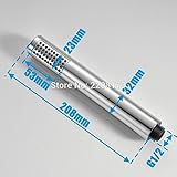 現代浴室absハンドヘルドシャワーヘッドクロームトップスプレー雨シャワーヘッド