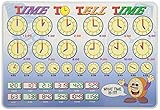 Painless Learning Time to Tell Time Placemat [並行輸入品]