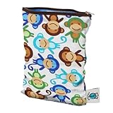 Planet Wise Wet Diaper Bag, Monkey Fun, Small by Planet Wise Inc. [並行輸入品]