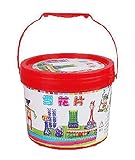 スノーフレーク組立ブロック子供の教育玩具 - 300pc /バレル