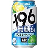サントリー チューハイ -196無糖 (ダブルシークヮーサー) 350ml