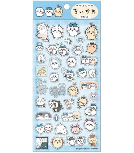 Amazon | エンスカイ ちいかわ マシュマロシール 約35×35×3mm PVC製