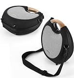 Harman Kardon Onyx Studio 6 ブルートゥースワイヤレススピーカー用保護キャリーケース、コントラストカラーのハンドル、保護キャリング収納バッグ (Black)