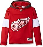 NHLユースBoys 8 – 20 Red Wings Faceoffジャージーフード L レッド