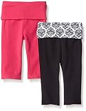 Yoga Sprout unisex-babyヨガパンツ、2パック US サイズ: 3L カラー: ブラック