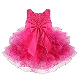 （イーエフイー）EFE こどもドレス　女の子　女児ドレス　ふわふわチュチュスカート　ビーズの上着　リボン飾り　結婚式　発表会　フォーマル　7色　60/65/70/75/80/90/100/110 ロー