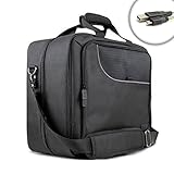 USA GEAR Power Drill / Driver Kit Bag with Heavy-Duty Exterior , Reinforced Base & Adjustable Storag