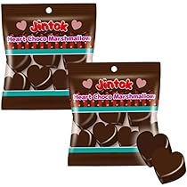 Amazon | 【JINTOK】イチゴハートチョコマシュマロ50g(7個入り