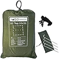 DD Hammocks DD Tarp タープ 3,5x3,5 Forest Green（フォレストグリーン）日本正規品