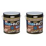 アサヒペン 油性高耐久アクリルトタン用α １．６ＫＧ オーシャンブルー ２缶セット