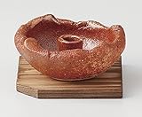 ミニ花瓶 褐色 ミニコンポート [品 : 花器 x 1/10.5 x 4cm 箱 : 11 x 10.5 x 8.8cm 230g] [陶器 信楽焼 ボール箱] | ギフト プレゼント 贈り物 贈答品