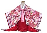 赤ちゃんの着物 JAPAN STYLEブランド 1歳女の子着物 「赤ピンク系、十二単風」JSK-G01