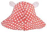 anboorベビー& Toddler Girls ' Polka Dot Wide Brim Sun保護用フリル付きバケットハット US サイズ: M