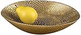 Badash Snakeskin Gold Oval Bowl L12'X9' [並行輸入品]