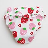 日本製 水遊び用おむつパンツ　プール用 イチゴ90ｍ　（M4024)