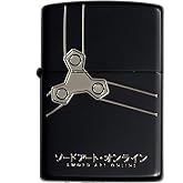 ZIPPO　ジッポー　アニメ　SAO　ソードアートオンライン　キリト　アスナ (ブラック) | オイル・ガス等は含まれておりません
