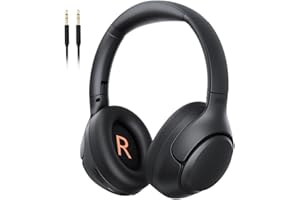 QCY H3 ヘッドホン ワイヤレスヘッドホン ノイズキャンセリング Bluetooth 5.3 ハイレゾ対応(AUX接続時) 43dBまでノイズ低減 有線 無線 両用 最大60時間音楽再生 外音取り込み マイク内蔵 ハンズフリー通話 マルチポイント