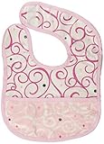 Caden Lane Luxe Collection Swirl Coated Bib, Dark Pink by Caden Lane [並行輸入品]