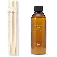 【無印良品 インテリア フレグランスオイル詰替用 ウッディ200mL】4本セット インテリアフレグランスオイル ウッディ（詰替用） | 無印良品